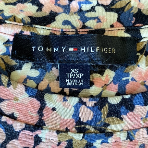 Tommy Hilfiger 3/4 sleeve tee Sz XS - Picture 3 of 4
